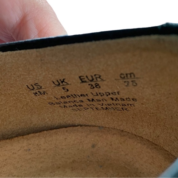 Naturalizer September Loafers Chinky Wedge Black Leather - Picture 5 of 7